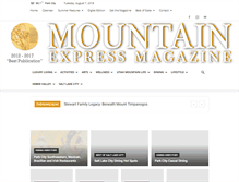 Tablet Screenshot of mountainexpressmagazine.com